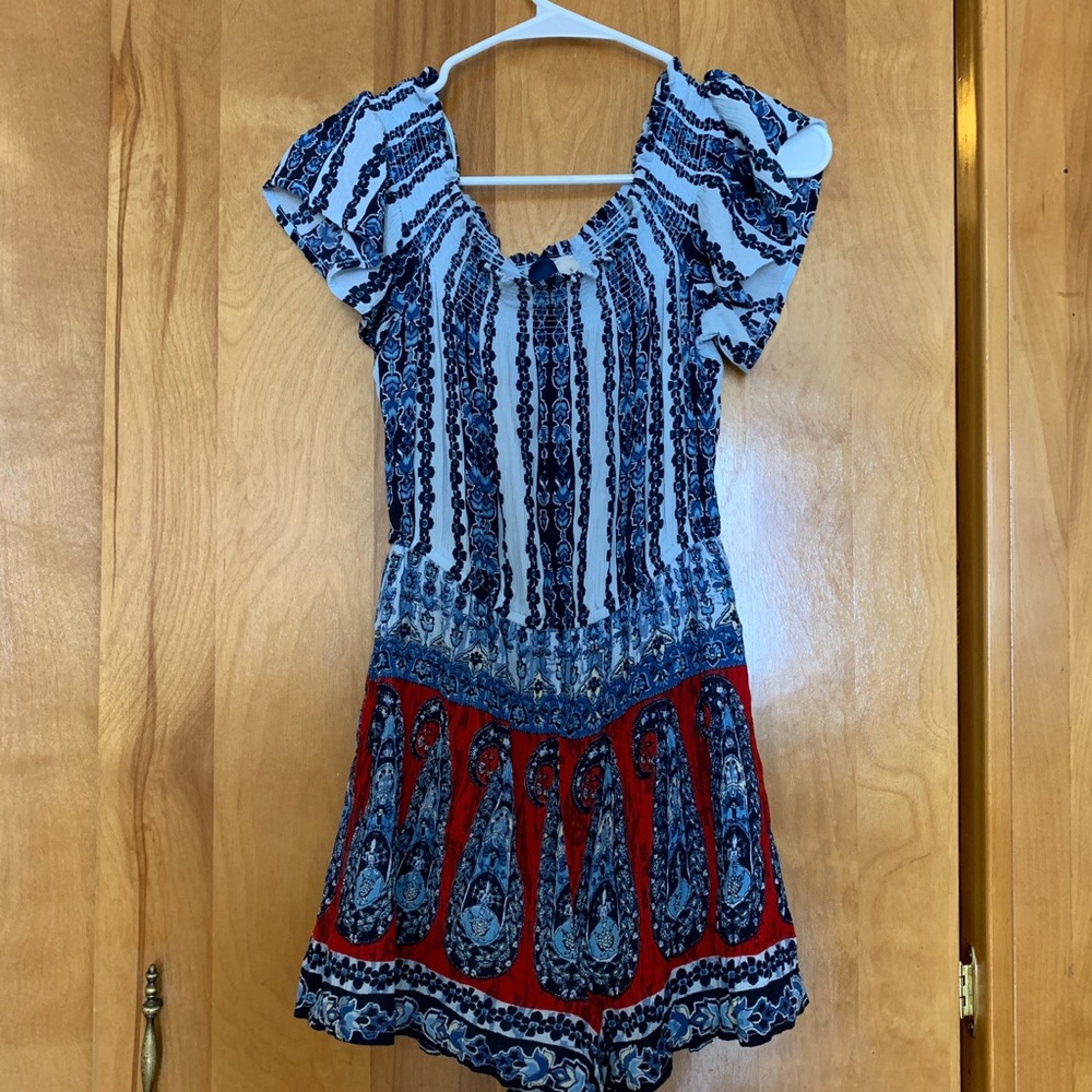 Off the shoulder romper